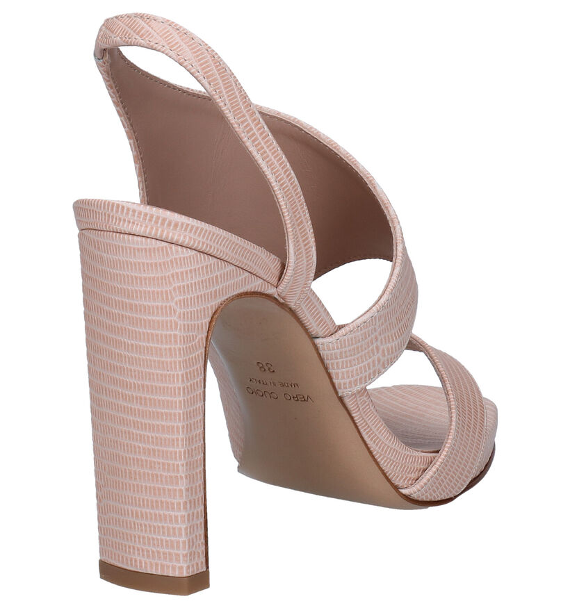 Scapa Nude Sandalen in leer (288858)