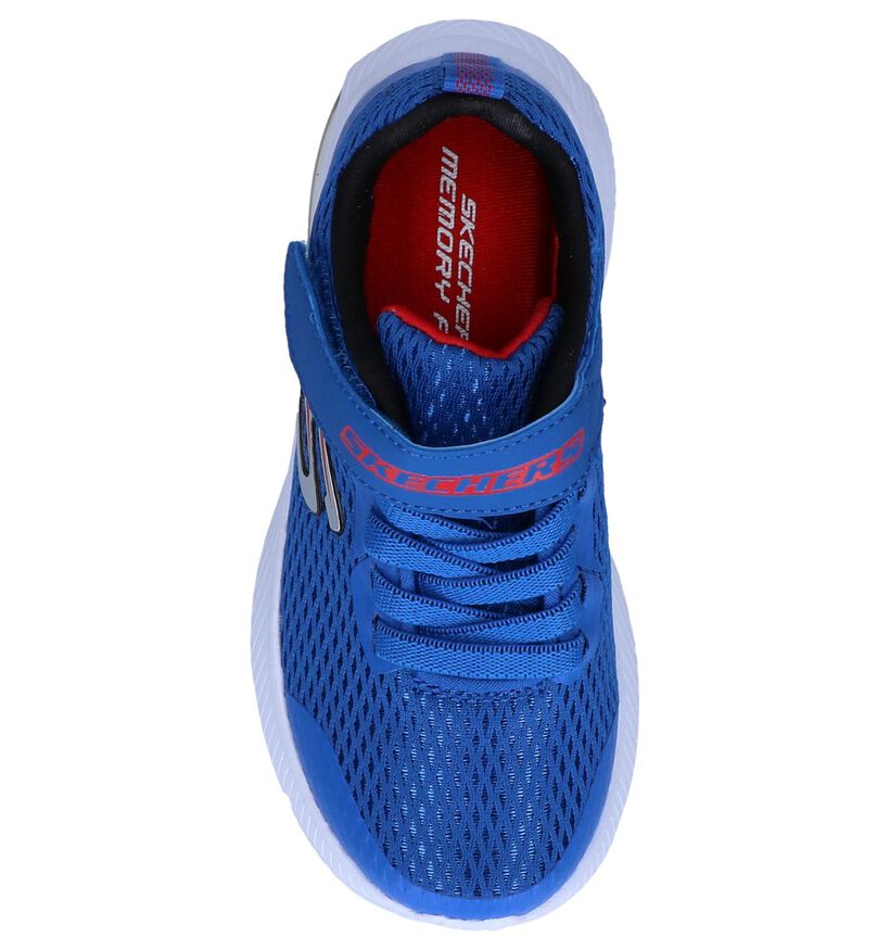 Blauwe Sneakers Skechers Dyna-Air in stof (250725)