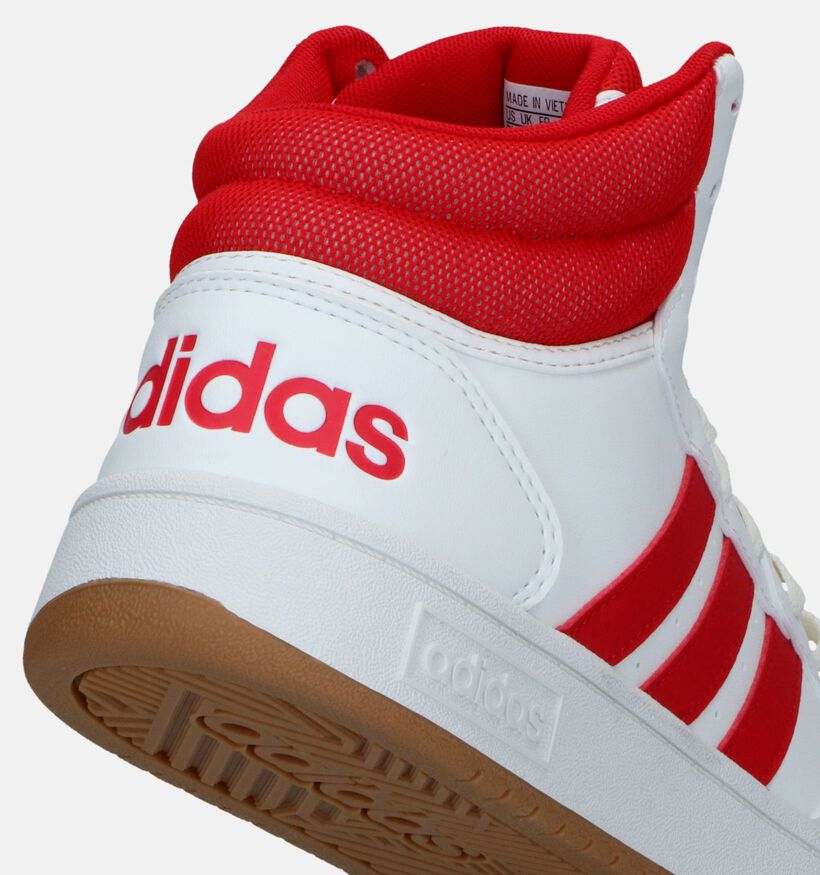 adidas Hoops 3.0 Mid Witte Sneakers voor heren (329391)