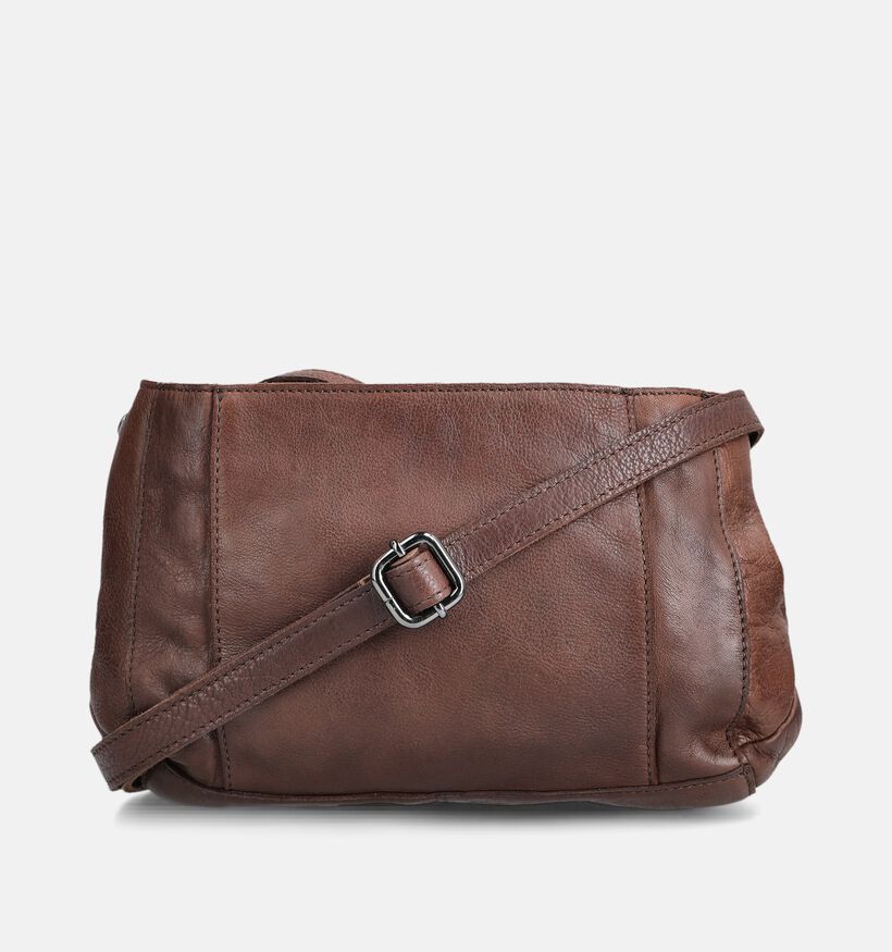 Bear Design Sac port&eacute; crois&eacute; en Marron pour femmes (375776)