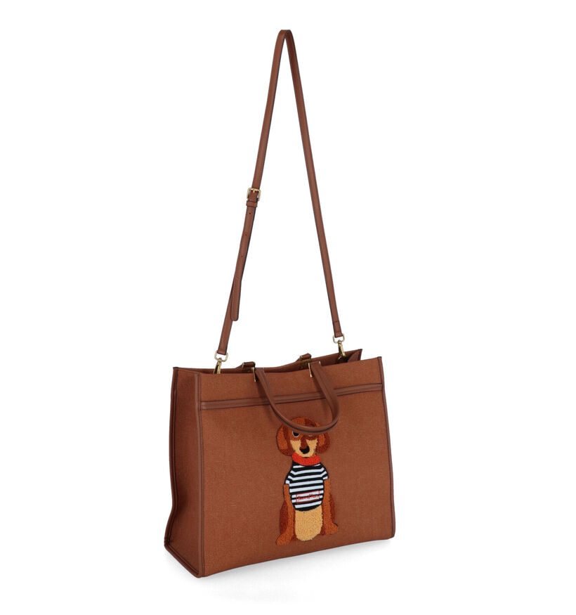 Kisses of Pearl Demi Cognac Shopper voor dames (321265)