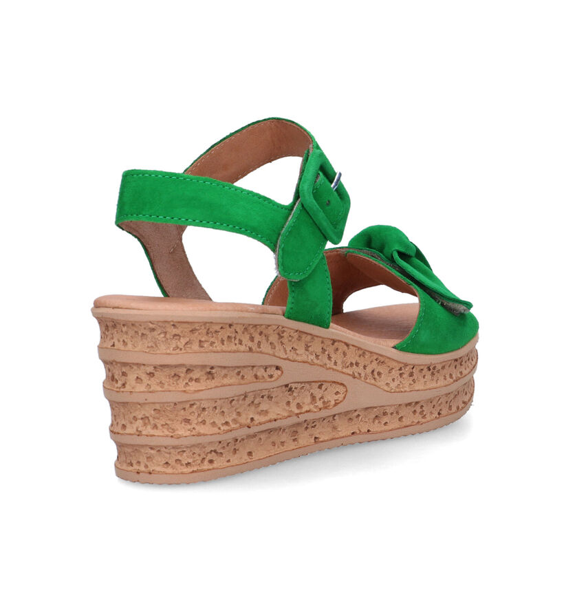 Gabor Best Fitting Sandales en Vert pour femmes (323223)