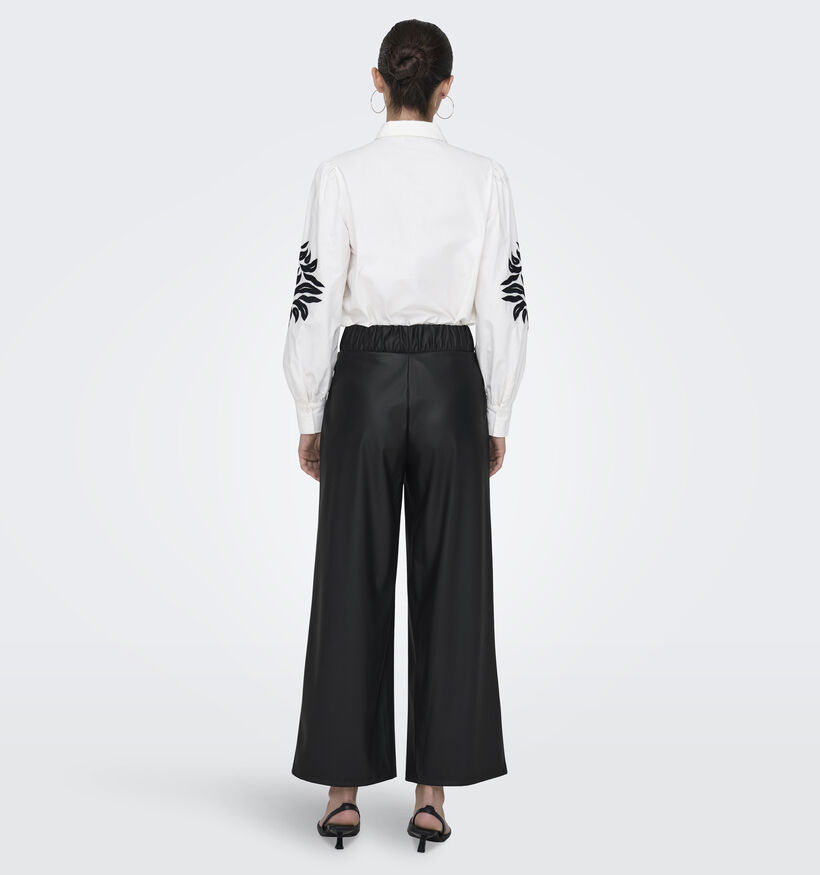 JDY Soya Geggo Zwarte Wijde broek L34 voor dames (344137)