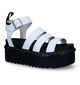 Dr. Martens Blaire Quad Witte Sandalen in leer (303539)
