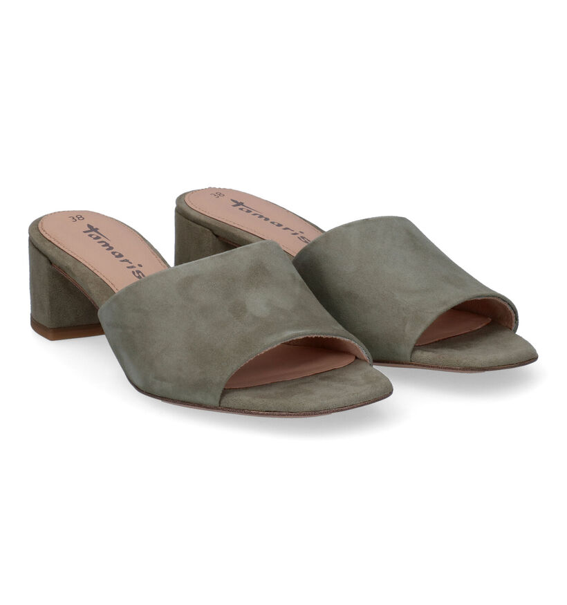 Tamaris Kaki Slippers voor dames (307563)