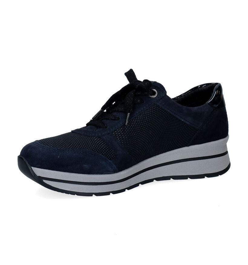 Solemade Ruby 58 Blauwe veterschoenen in leer (297362)