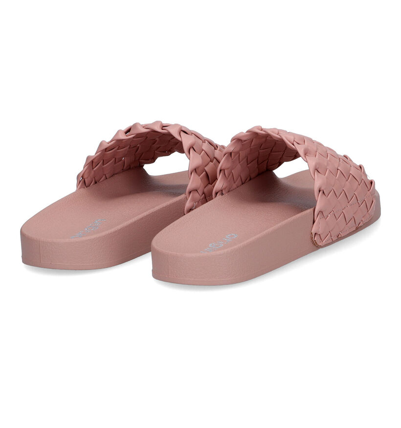 Origin Nu-pieds plates en Rose pour femmes (303400)