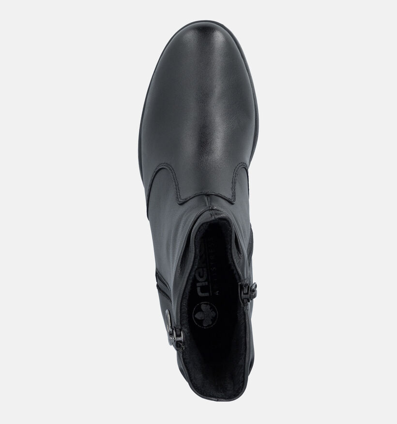 Rieker Bottines motardes en Noir pour femmes (379972) - pour semelles orthop&eacute;diques