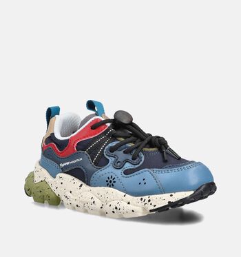 Naturino x Flower Mountain Chaussures plates Marron/Bleu/Vert/Gris