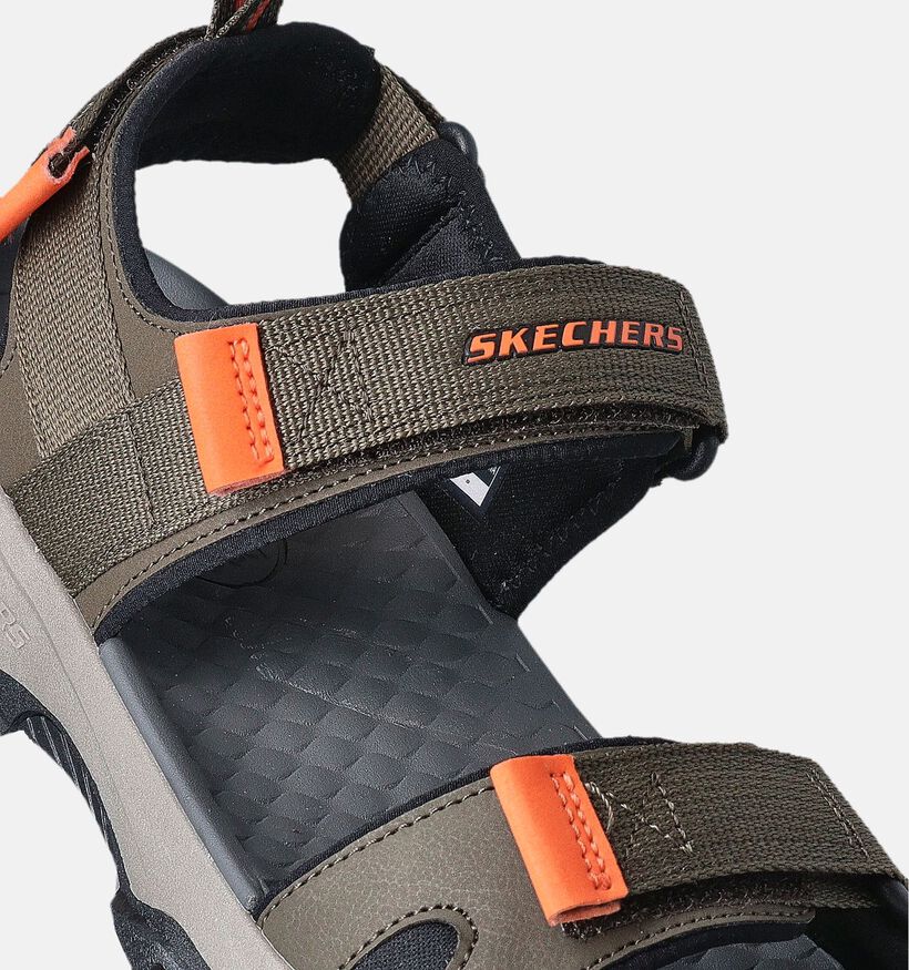 Skechers Tresmen Ryer Sandales en Vert Khaki pour hommes (354577)