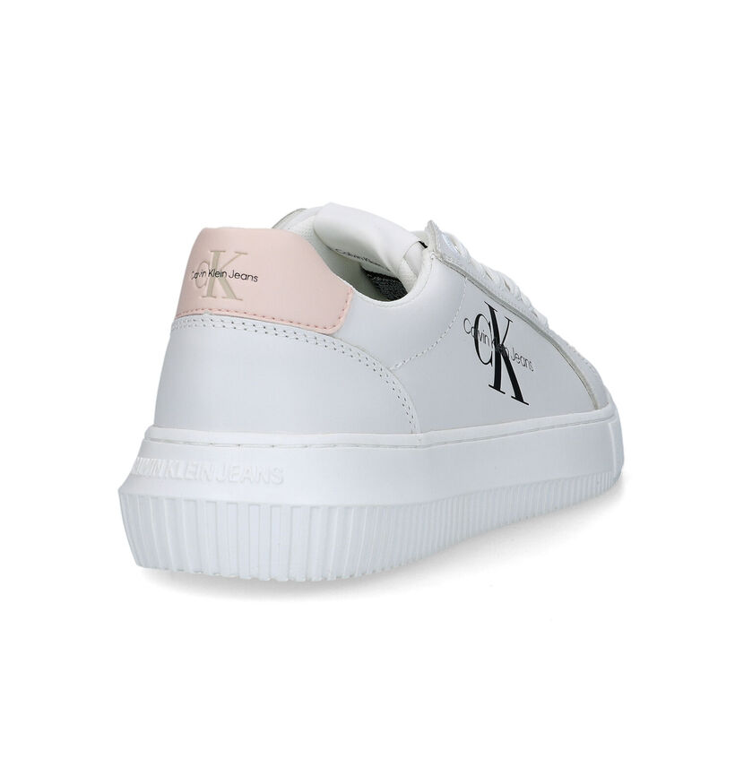 Calvin Klein Chunky Cupsole Baskets en Blanc pour femmes (318620)