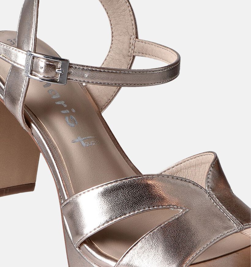 Tamaris Gouden Sandalen met hoge hak voor dames (354564)