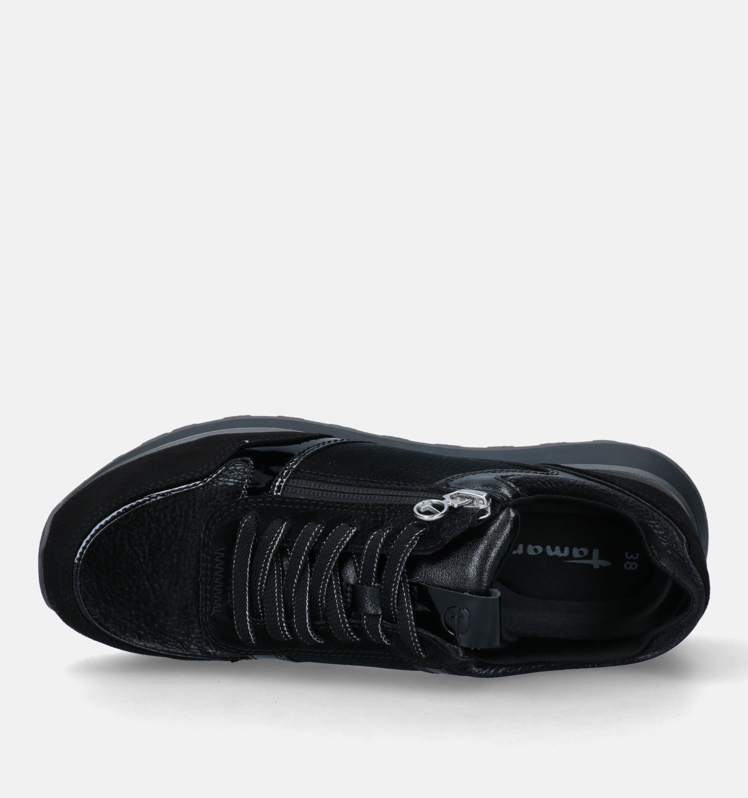 Tamaris Zwarte Sneakers Dames Sneakers Online op TORFS.BE
