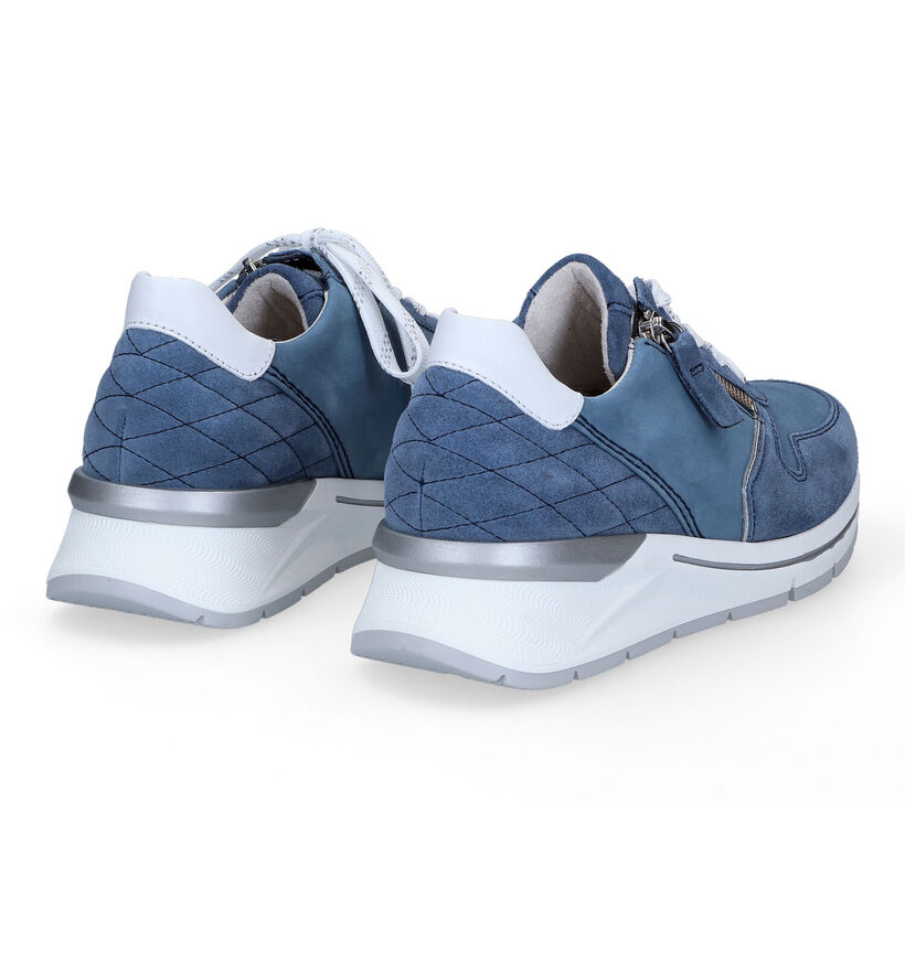 Gabor OptiFit Chaussures à lacets en Bleu pour femmes (306123) - pour semelles orthopédiques