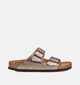 Birkenstock Arizona Graceful Taupe Bronzen Slippers voor dames (373247)