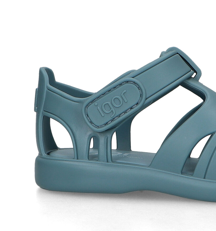 Igor Sandales pour bébé en Bleu pour filles, garçons (356211)