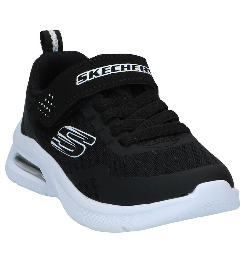 Skechers Microspec Max Trovic Zwarte Sneakers voor jongens, meisjes (335701)