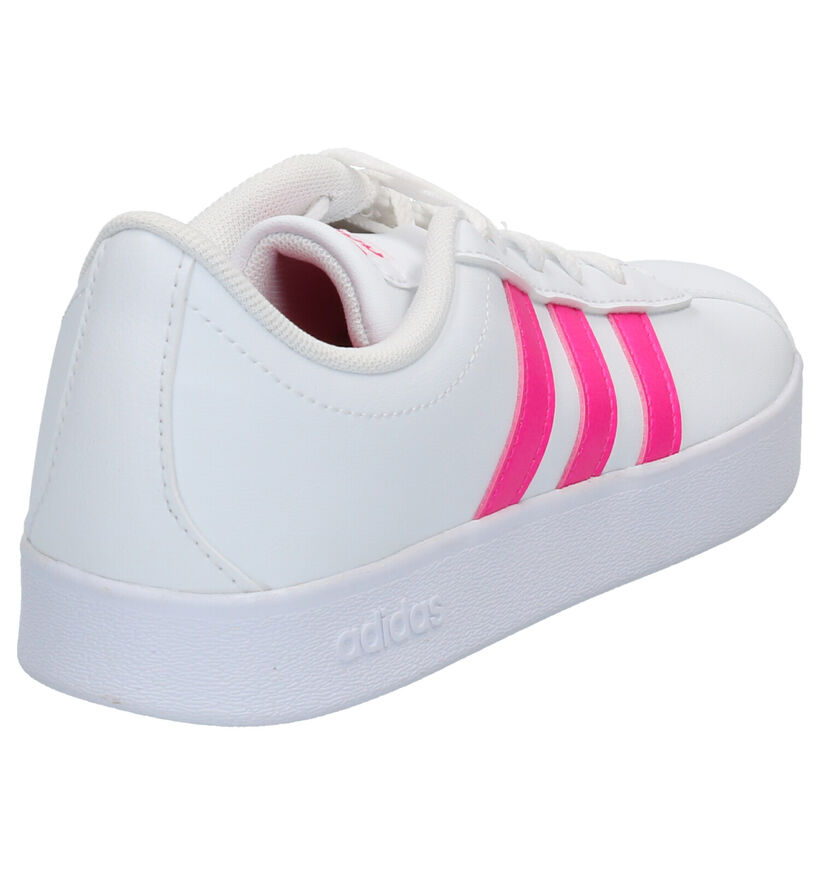 adidas VL Court Witte Sneakers in kunstleer (264859)