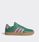 adidas VL Court 3.0 Groene/Roze Sneakers voor dames (365420) - geschikt voor steunzolen