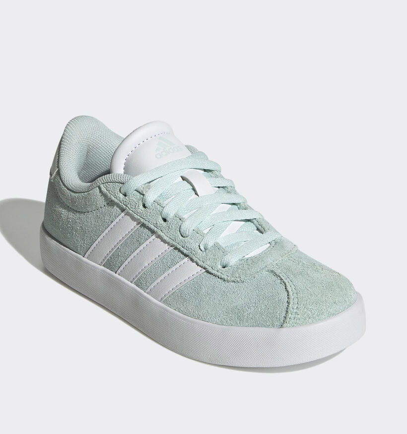 adidas VL Court 3.0 Turquoise Sneakers voor jongens, meisjes (357477) - geschikt voor steunzolen