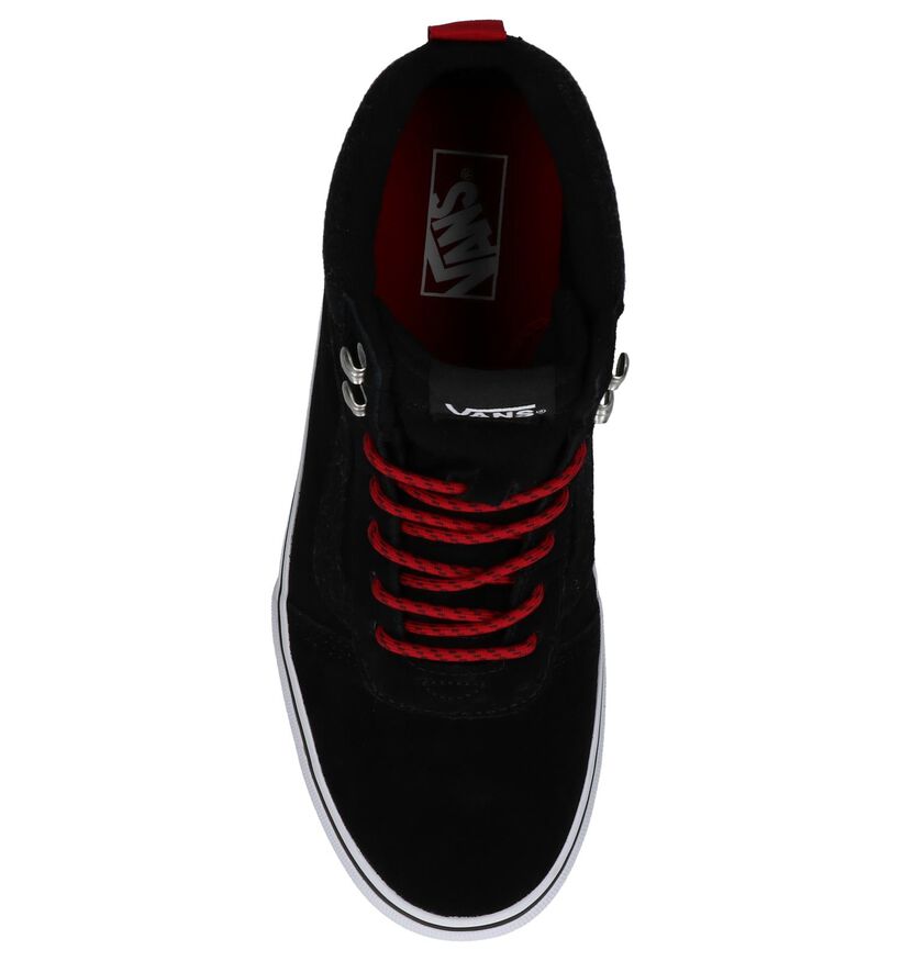 Vans Ward Zwarte Sneakers in daim (288390)