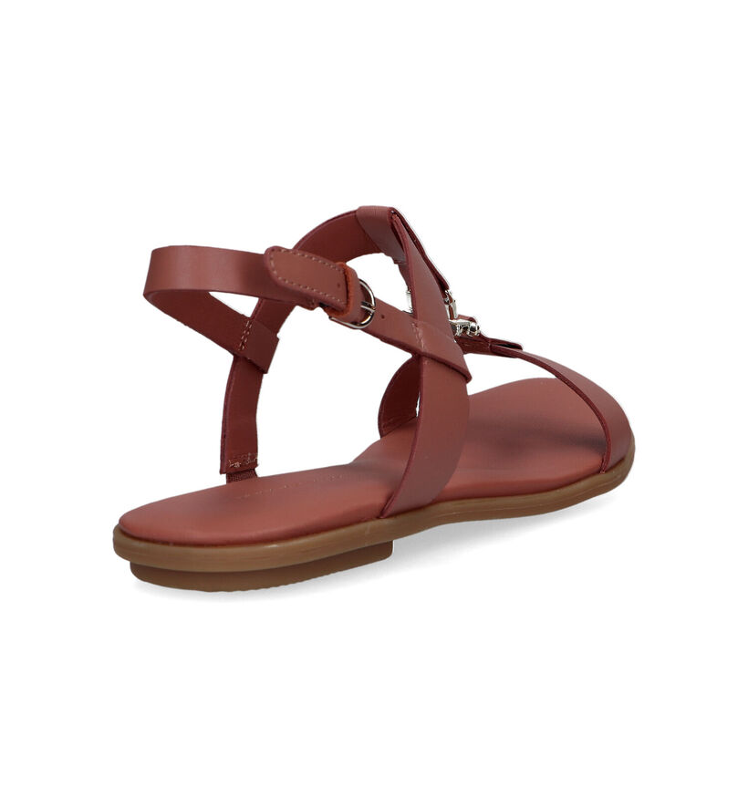 Tommy Hilfiger Flat Sandales en Brun pour femmes (336404)