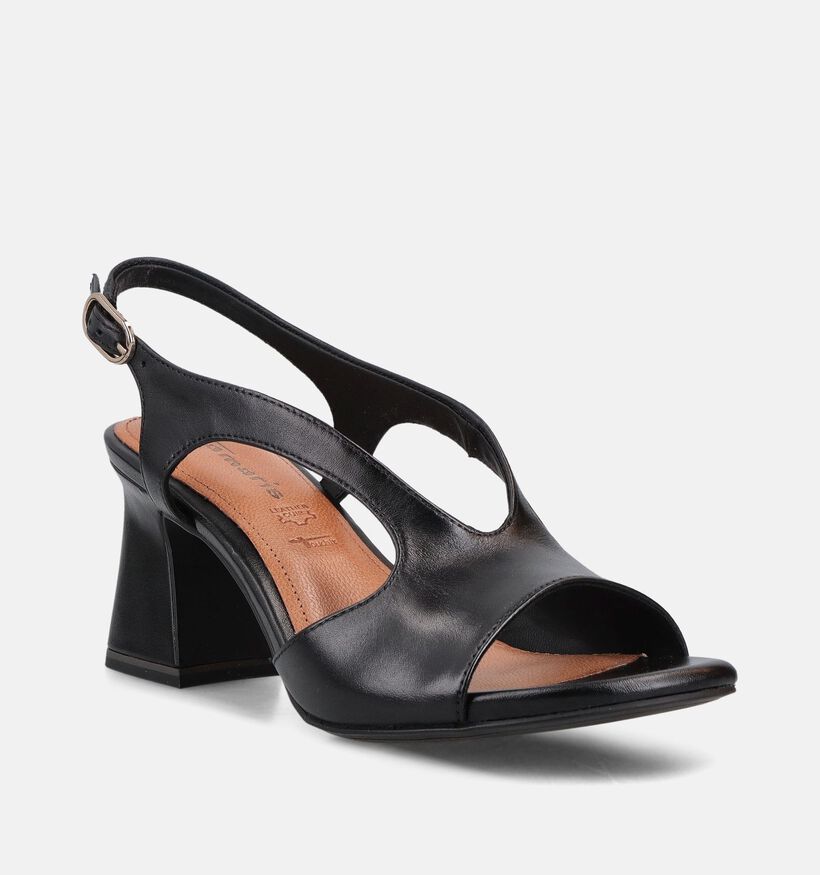 Tamaris Sandales &agrave; talons en Noir pour femmes (371699)
