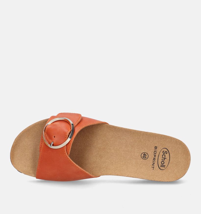 Scholl Amalfi Mules en Orange en cuir (336780)