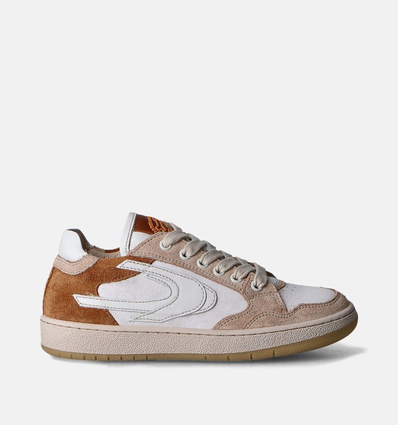 STONES and BONES Loran Witte Veterschoenen voor jongens (352690) - geschikt voor steunzolen