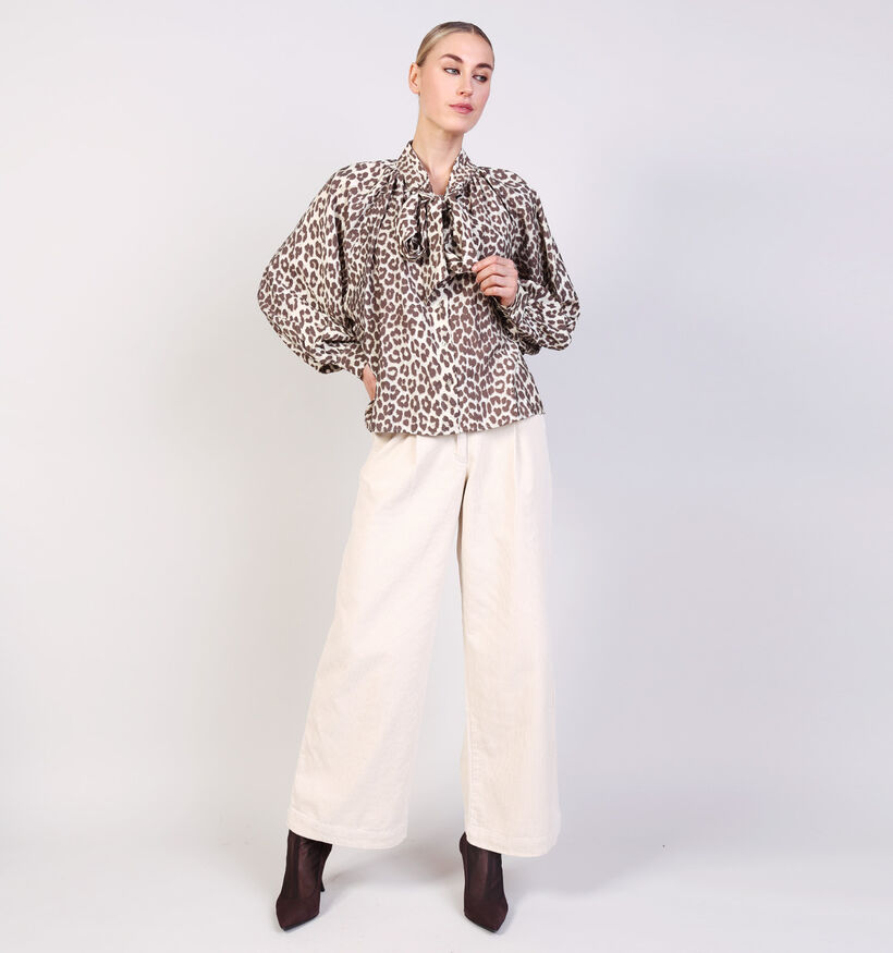 JDY Beatrice Life Bow Beige Blouse voor dames (365274)