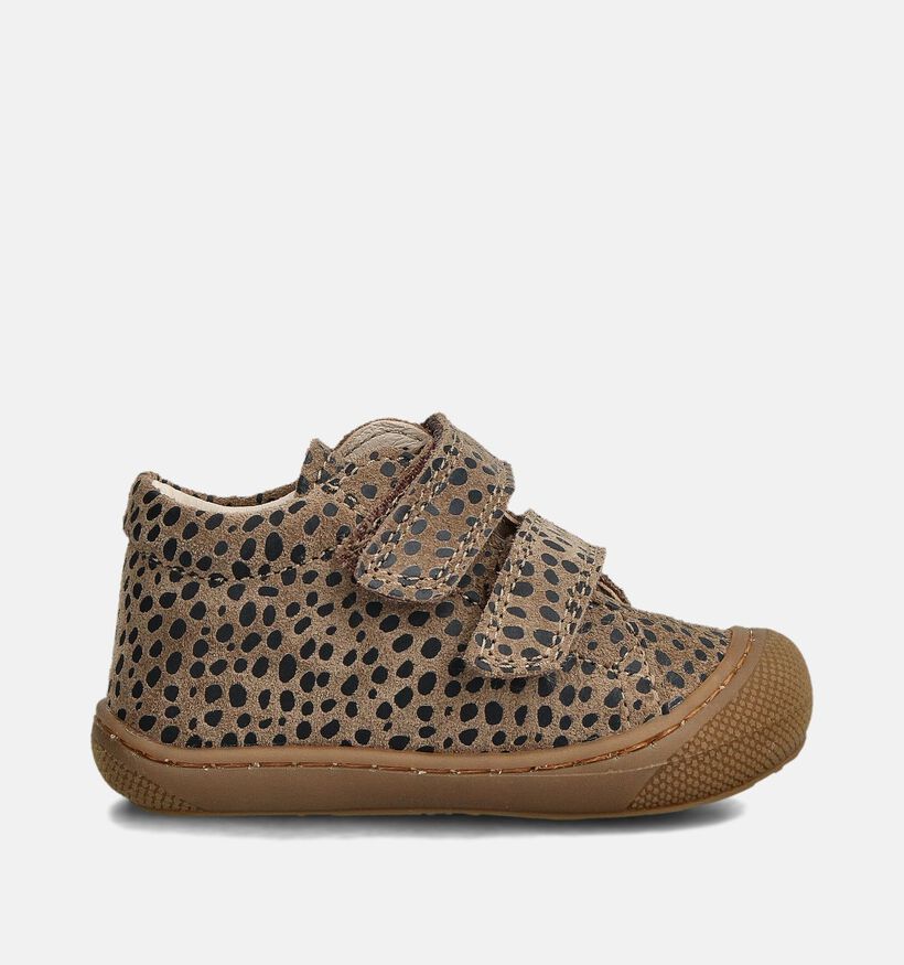 Naturino Cocoon Bruine Babyschoentjes voor meisjes (364231) - geschikt voor steunzolen