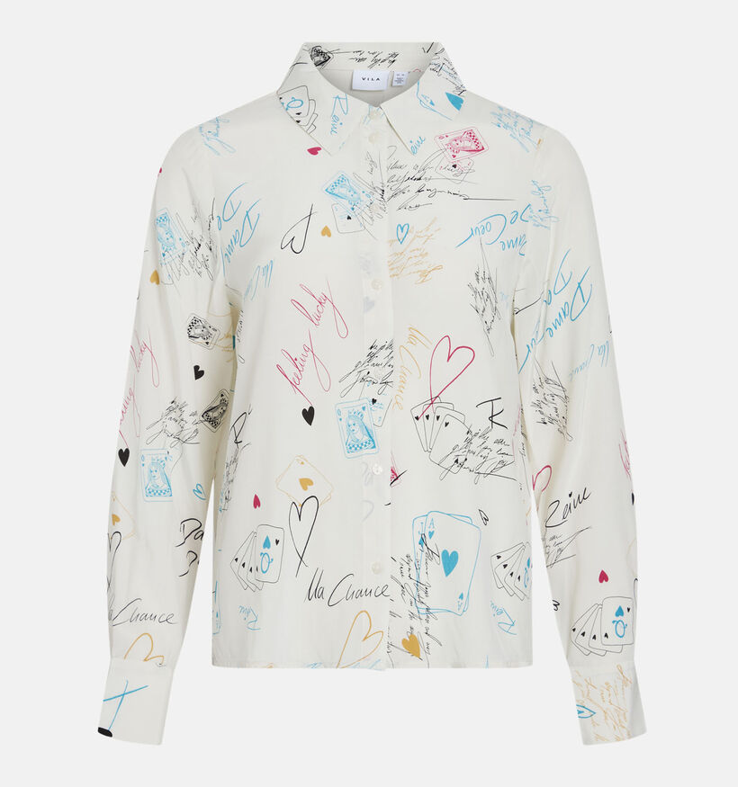 Vila Debbie Ace Blouse en Beige pour femmes (368105)