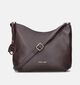 Laurent David Donkerbruine Schoudertas voor dames (365145)