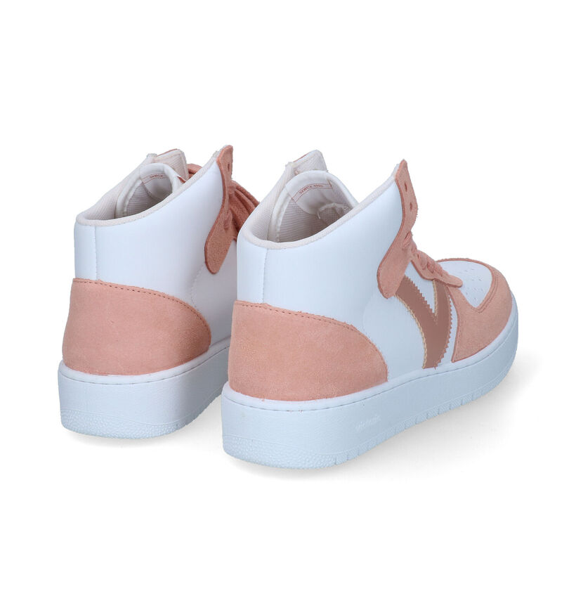 Victoria Baskets montantes en Blanc en cuir (305329)