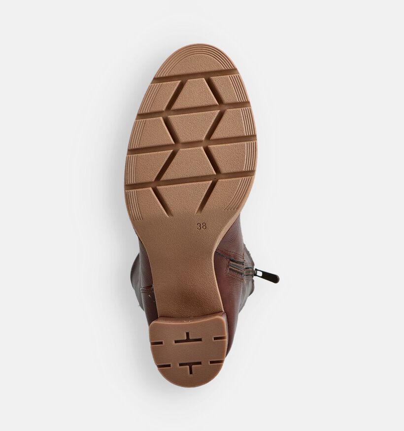 Marco Tozzi Bottes hautes en Cognac pour femmes (370687)