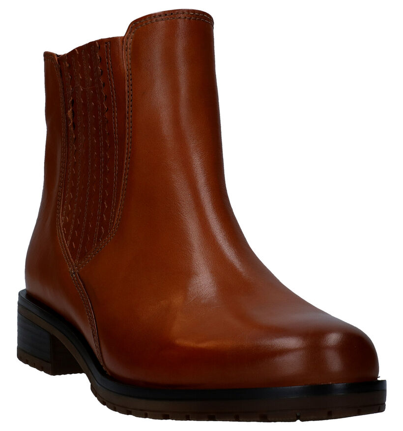 Gabor OptiFit Cognac Enkellaarzen in leer (282304)