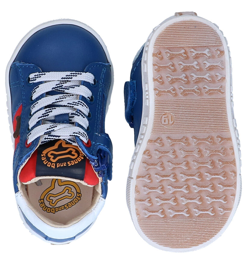 STONES and BONES Ciap Chaussures enfants en Bleu pour garçons (287840) - pour semelles orthopédiques