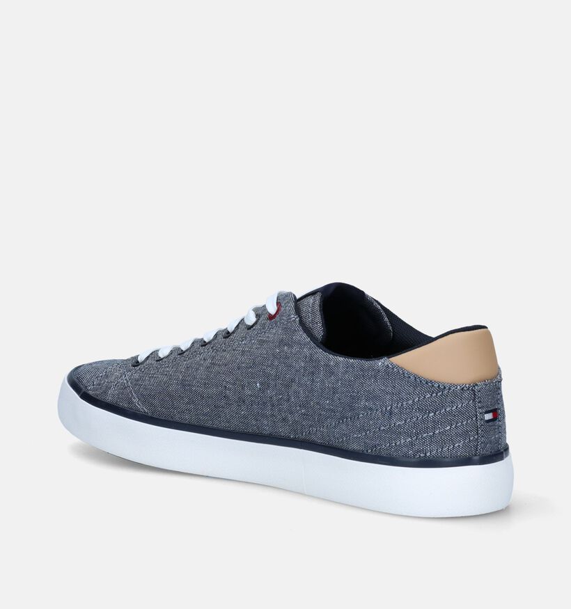 Tommy Hilfiger HI Vulc Low Chambray Chaussures à lacets en Bleu pour hommes (336697) - pour semelles orthopédiques