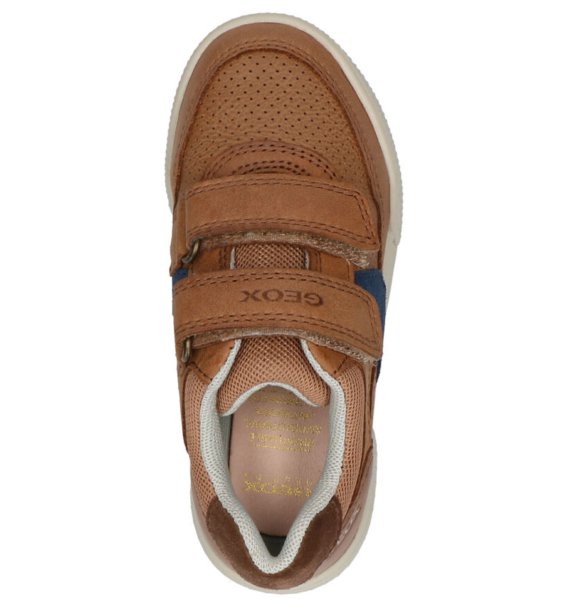 Geox Cognac Velcroschoenen in kunstleer (265783)