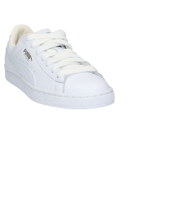 Witte Puma Sneakers in leer (235714)