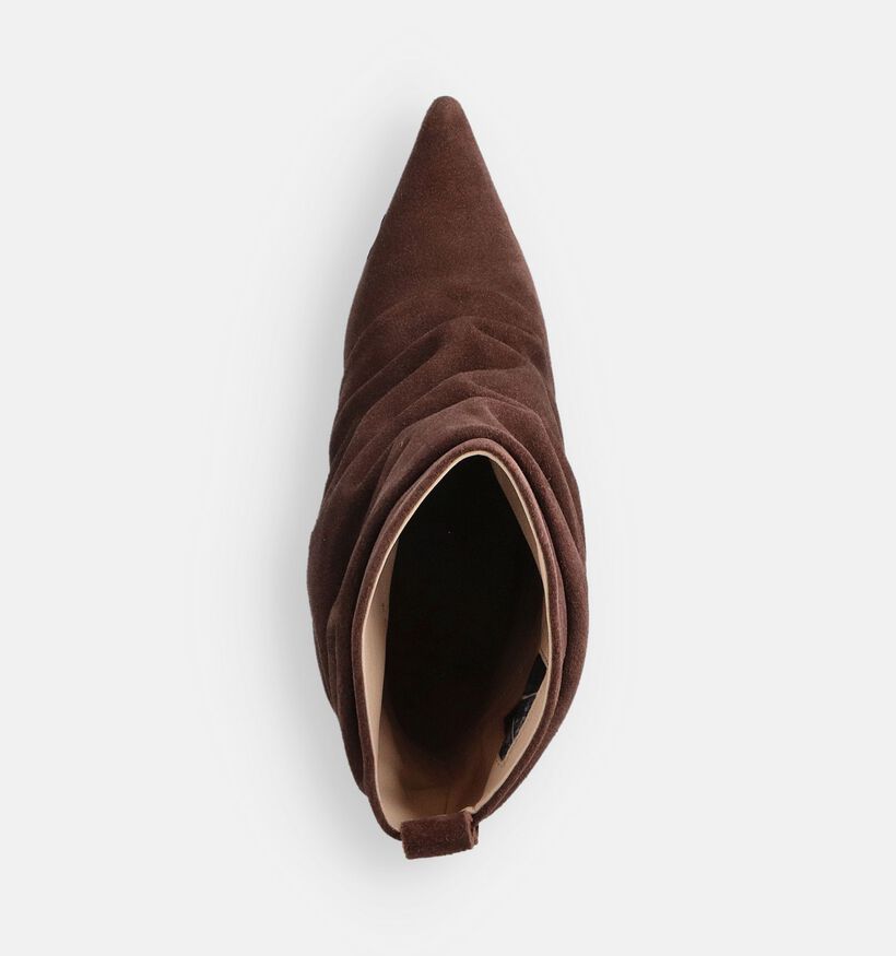 Bronx Jadey Bottes courtes en Brun foncé pour femmes (371555)