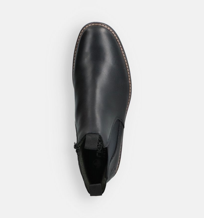 Rieker Bottines Chelsea en Noir pour hommes (363497)