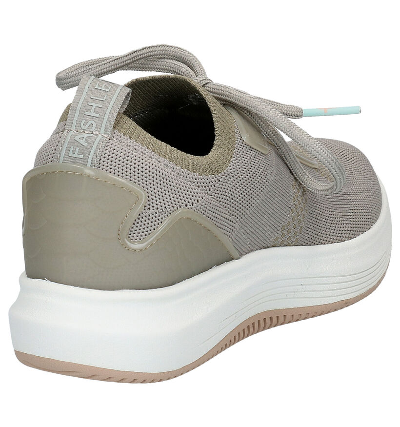 Tamaris Fashletics Baskets slip-on en Vert en textile (269727)