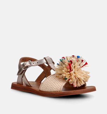 Pom d'Api Sandales Or