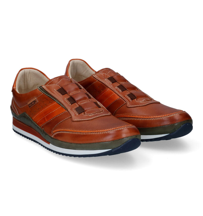 Pikolinos Liverpool Chaussures sans lacets en Cognac en cuir (308029)