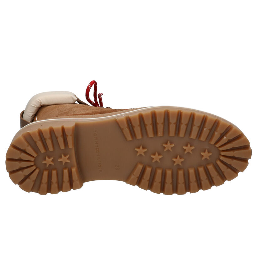 Tommy Hilfiger Boots à lacets en Cognac en daim (255931)