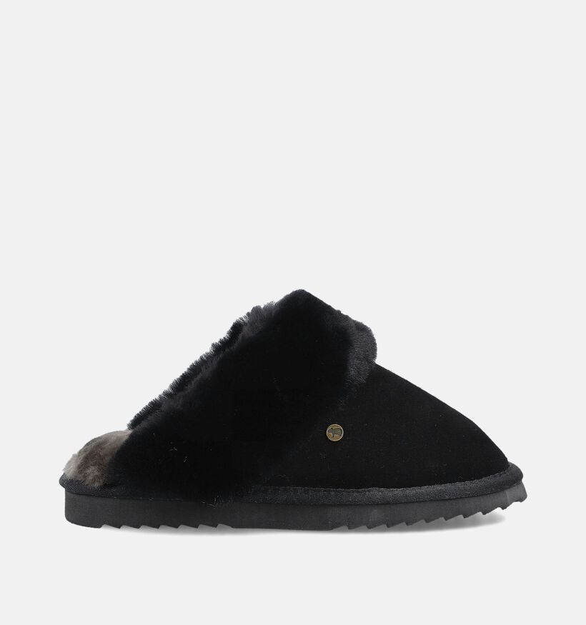 Warmbat Flurry Pantoufles ouvertes en Noir pour femmes (379631)