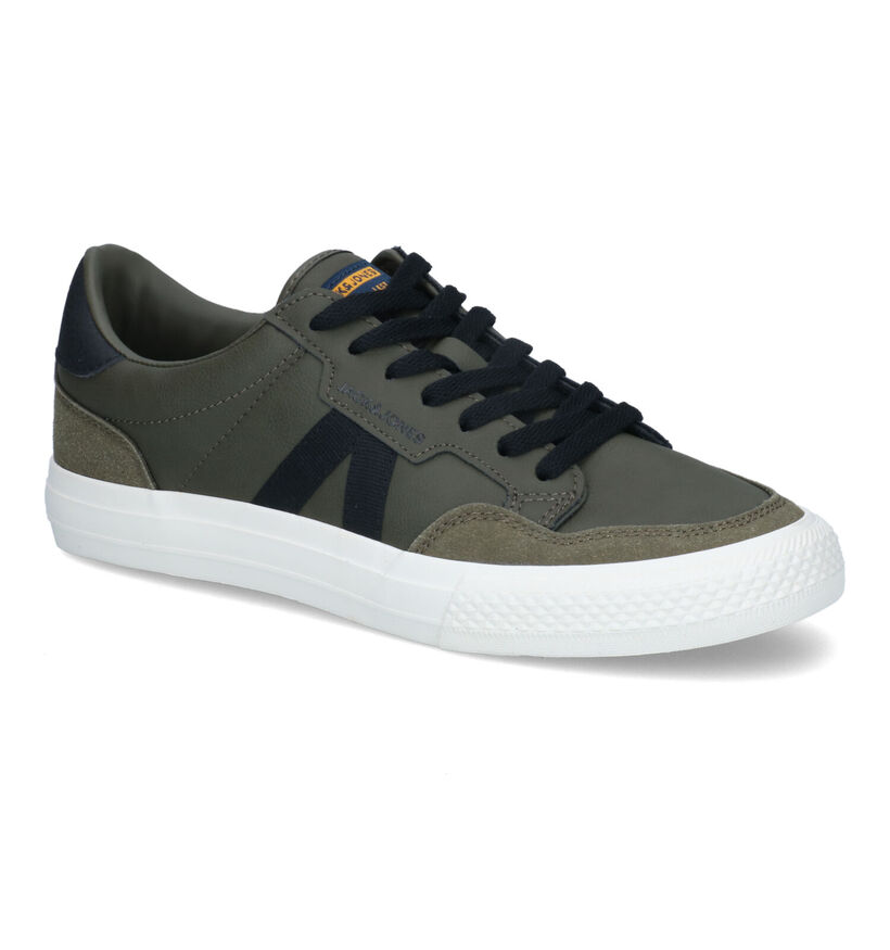 Jack & Jones Morden Pu Combo Zwarte Veterschoenen in kunstleer (314957)