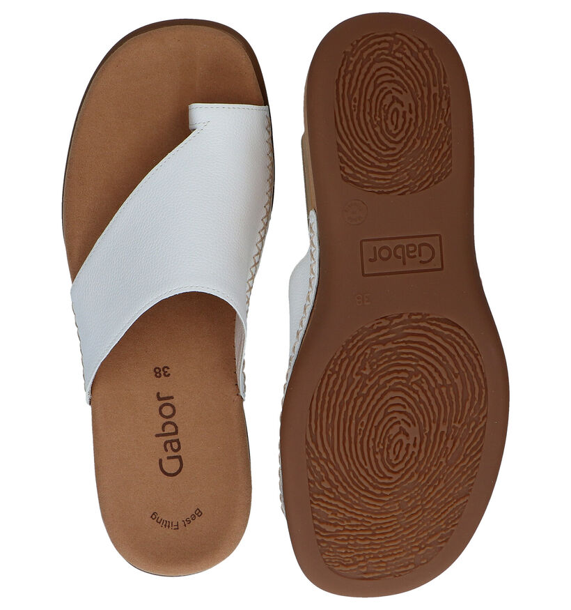 Gabor Best Fitting Cognac Slippers in leer (301879)