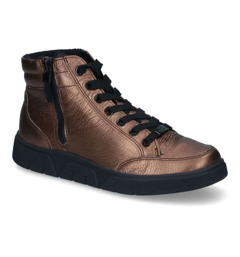 Ara Rom-Sport-ST Bronzen Sneakers in leer (316215)